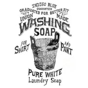 Washing Soap White Cloud Decor Transfer