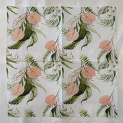 Napkin - White Flowers On White