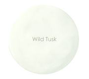 Wild Tusk chalk paint swatch – soft ivory off-white