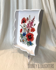 Wild Flowers Small Scalloped Tray