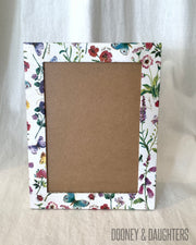 Summer Flowers White Photo Frame