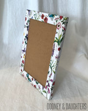 Summer Flowers White Photo Frame