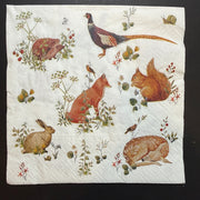 Napkin - Wild Forest Animals