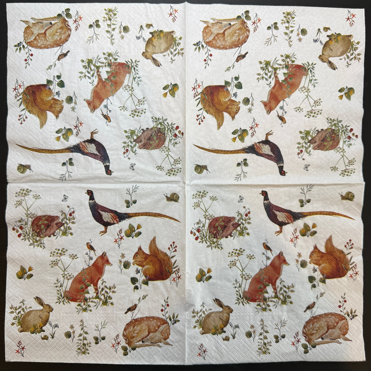 Napkin - Wild Forest Animals