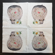 Napkin - Wild Strawberry Hedgehog