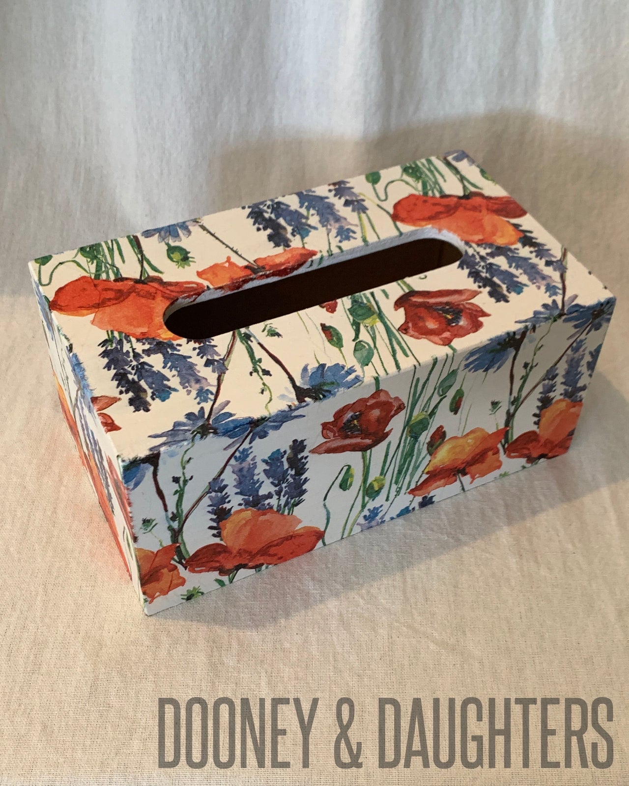 Wild Summer Flowers Rectangle Tissue Box