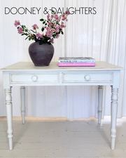Aged Wild Tusk Hall Table & Chair