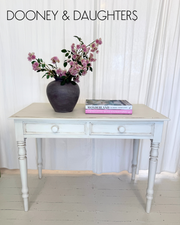 Aged Wild Tusk Hall Table & Chair