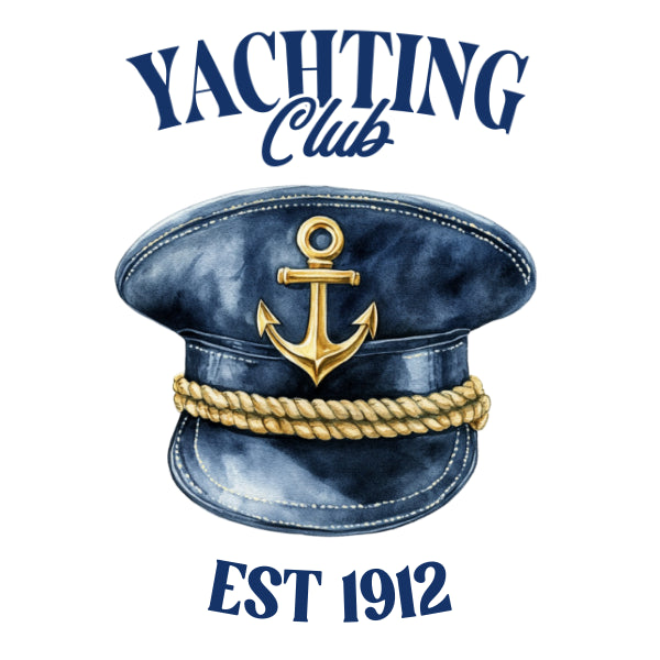 Yachting Club White Cloud Decor Transfer