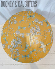 Yellow Chinoiserie Side Table