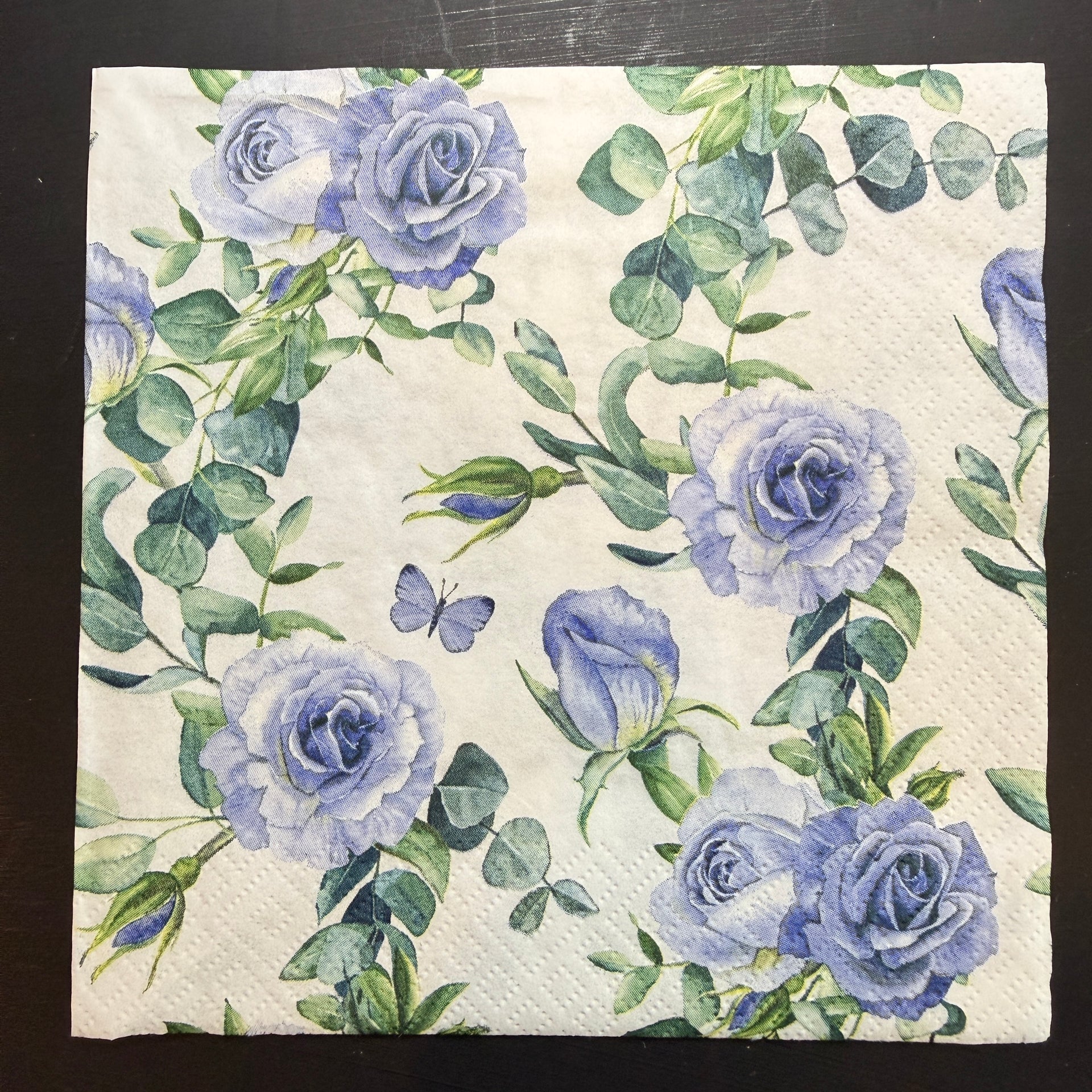 Napkin - Zarcillos De Rosa Blue