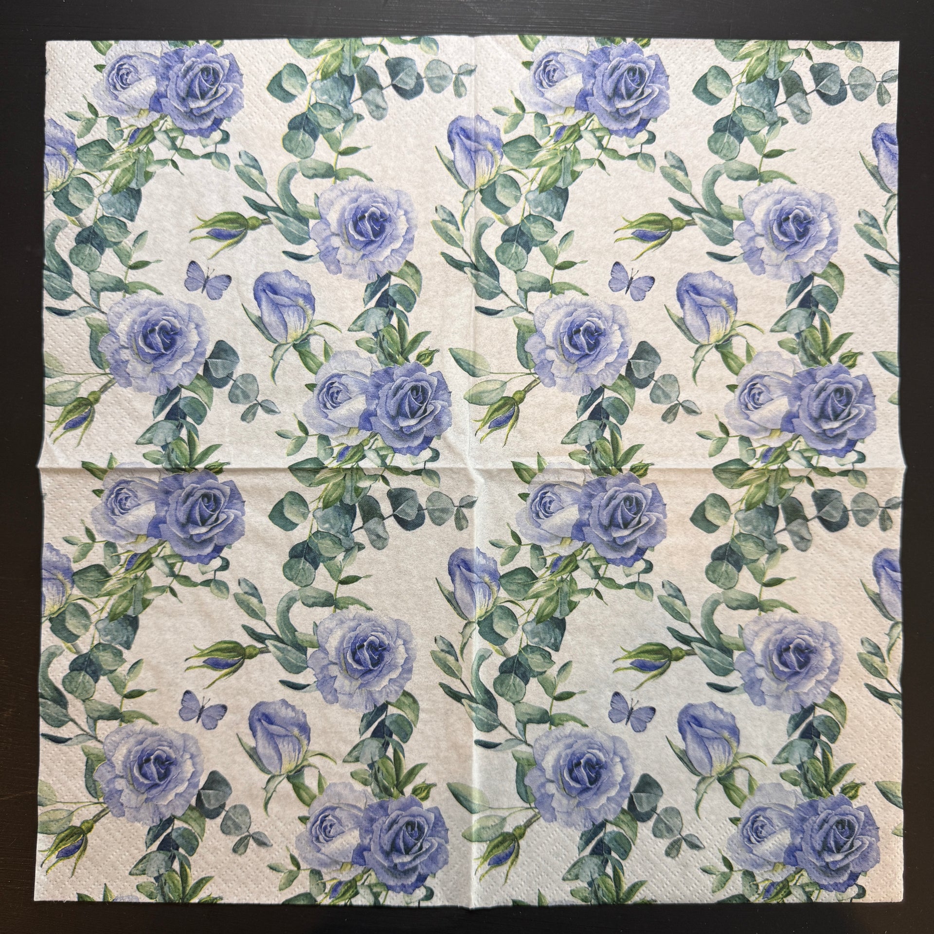 Napkin - Zarcillos De Rosa Blue