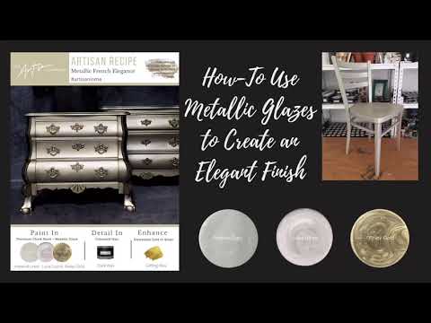 How-To Use Glazes to Create an Elegant Finish YouTube video