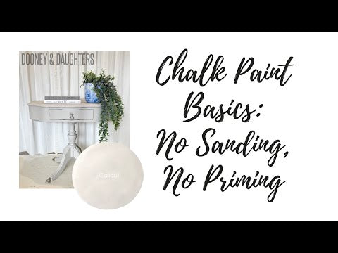Chalk Paint Basics: No Sanding, No Priming YouTube video