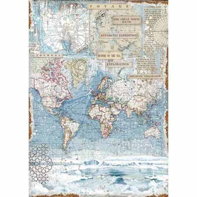 Antarctic Exploration A3 Rice Paper