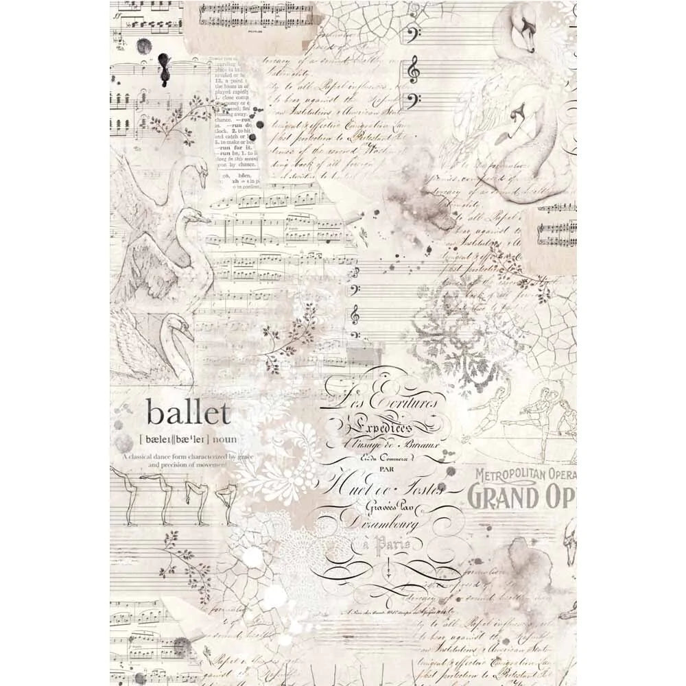 A3 Rice Paper Arabesque