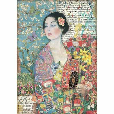 A4 Rice Paper - Atelier Dame with Fan