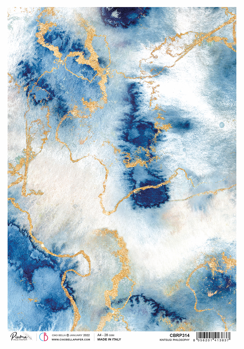A4 Rice Paper Kintsugi Philosophy