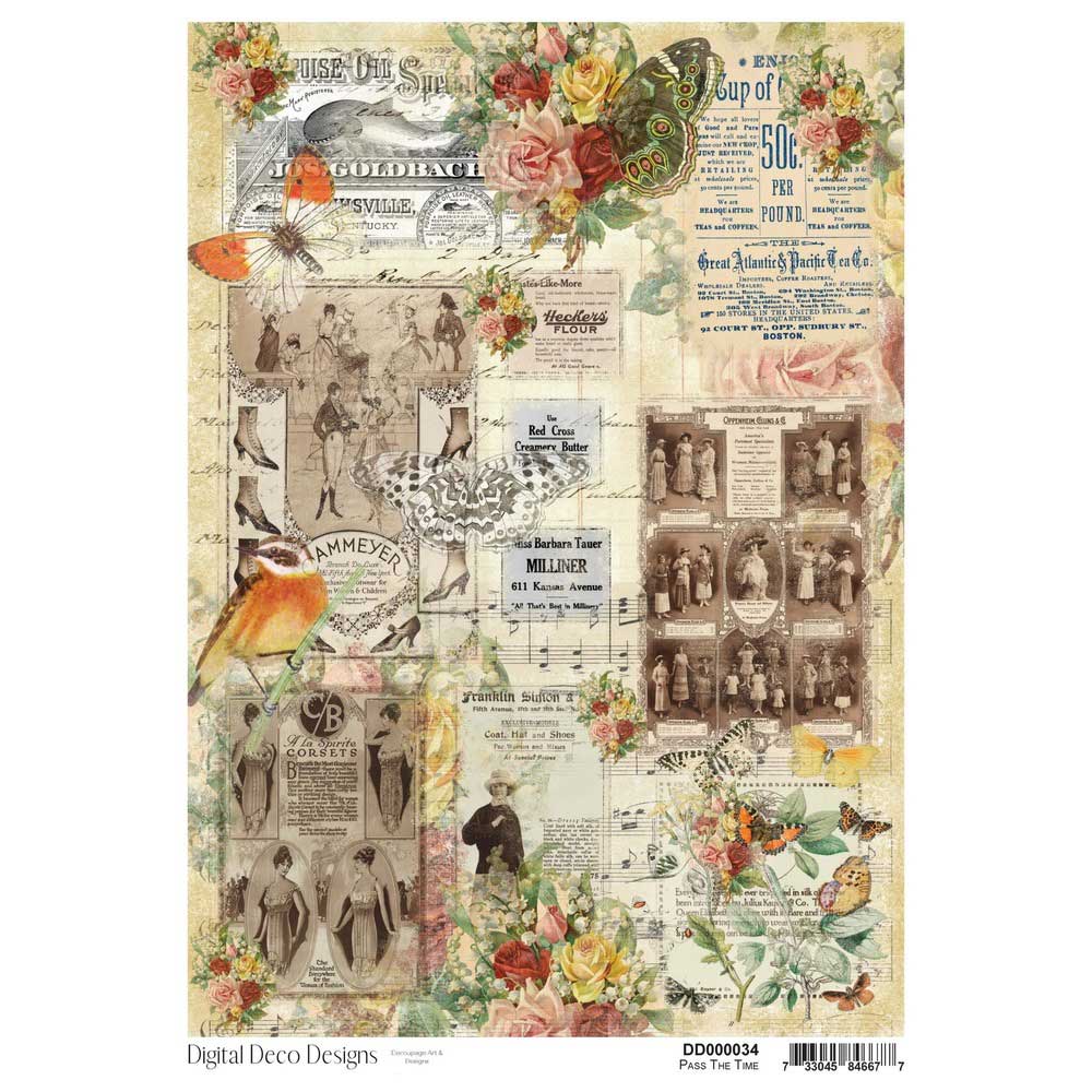 A4 Rice Paper Pass The Time