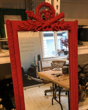 Aged Gold Mirror with Efex Mouldings - During, painted in Dante's Dream