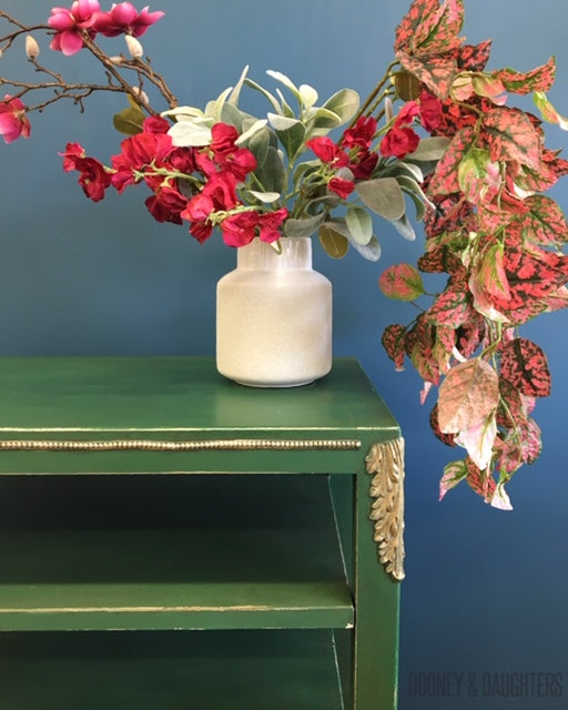 Aged Brooklands Green Shelves