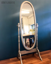 Aged silver mirror