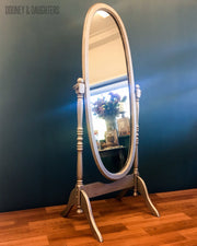 Aged silver mirror