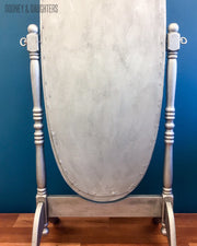 Aged silver mirror