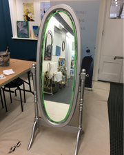 Aged silver mirror - Silver with no wax