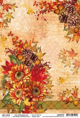 All At Once Summer Collapsed Into Fall A4 Rice Paper