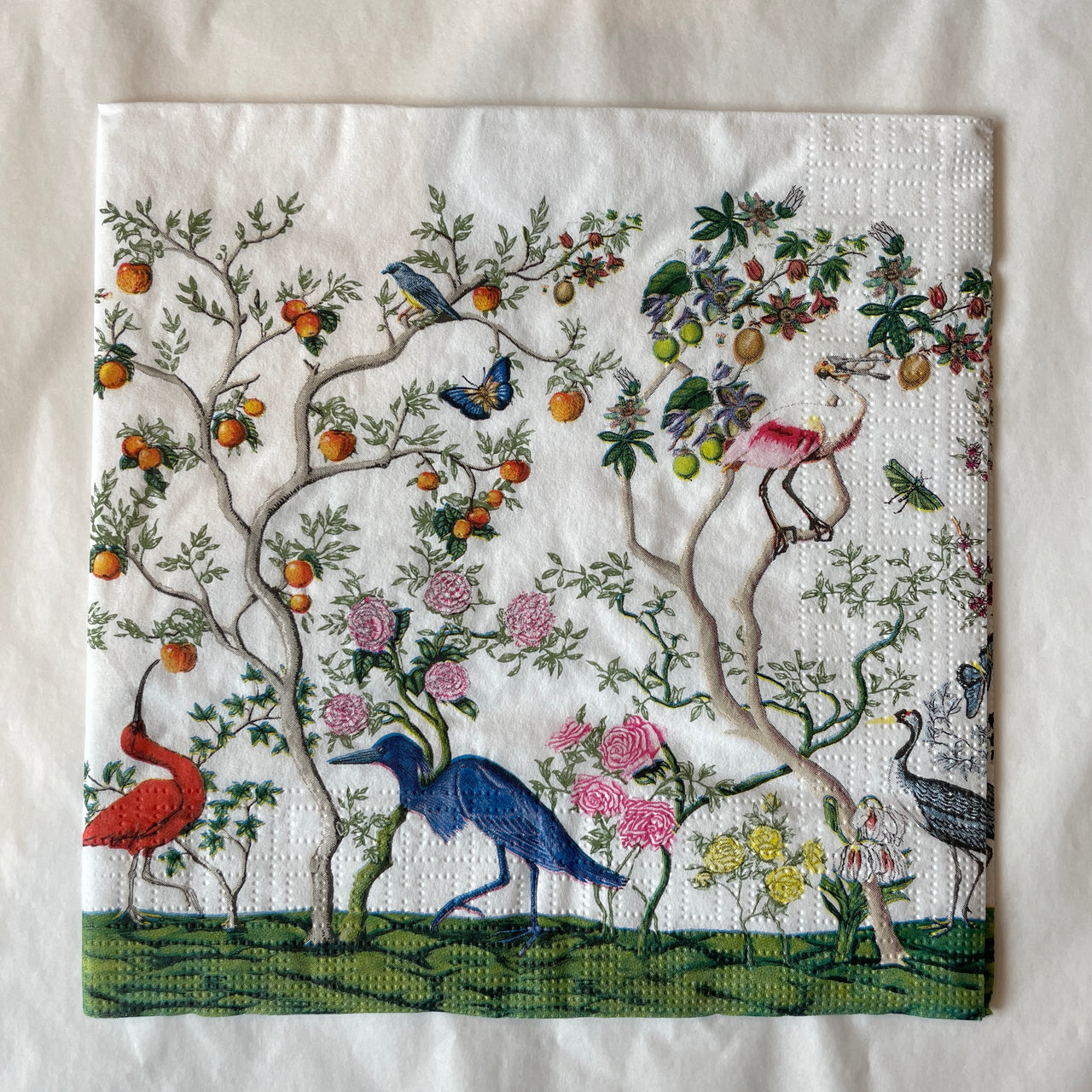 Napkin - Bird Chinoiserie