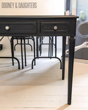 Victorian Black Painted Desk