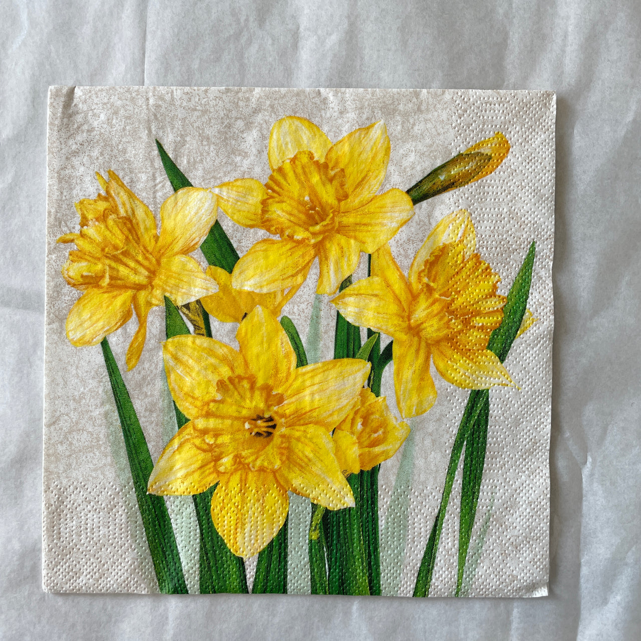 Napkin - Bunch of Yellow Daffodils