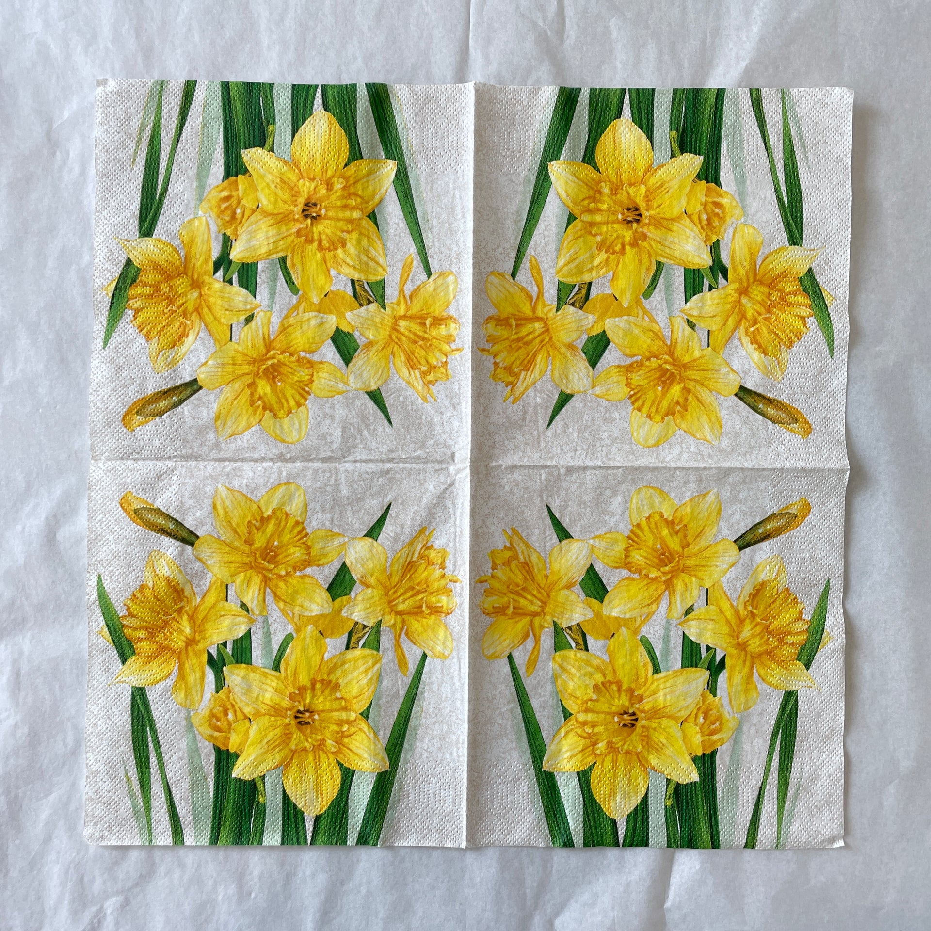 Napkin - Bunch of Yellow Daffodils