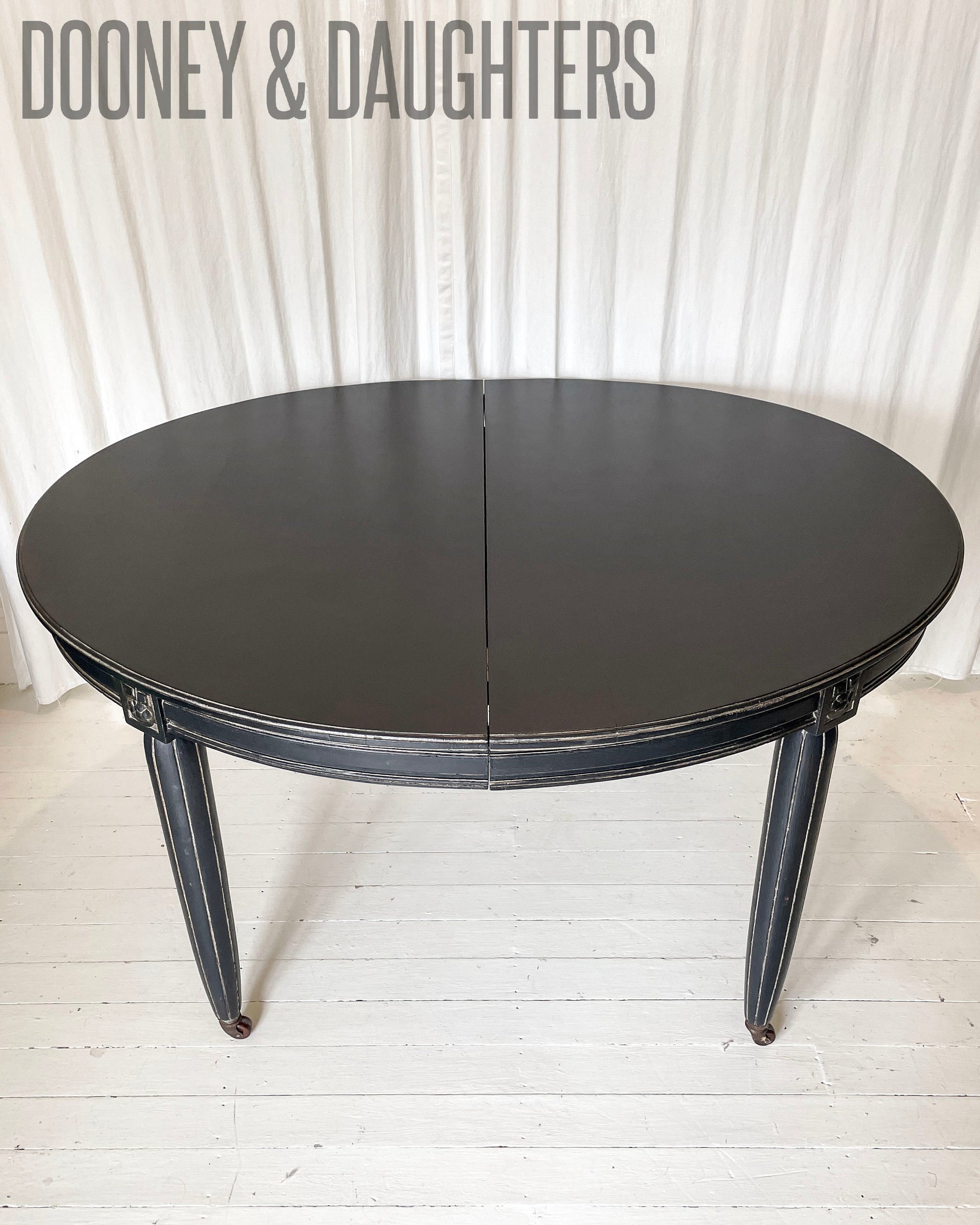 Carbon Black Refinished Dining Table