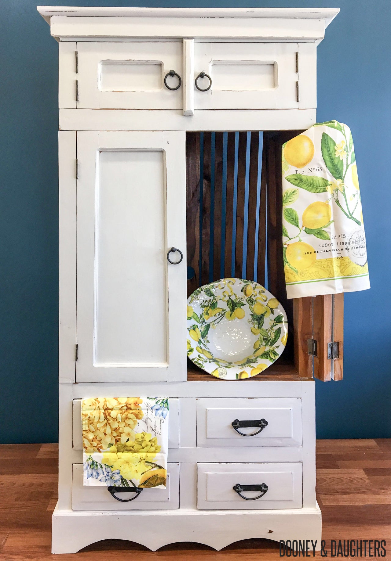 Champagne Waltz Distressed TV Cabinet