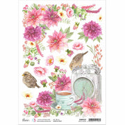 A4 Rice Paper - Dahlia Corner