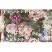 Mulberry Tissue Paper - Dark Lace Floral