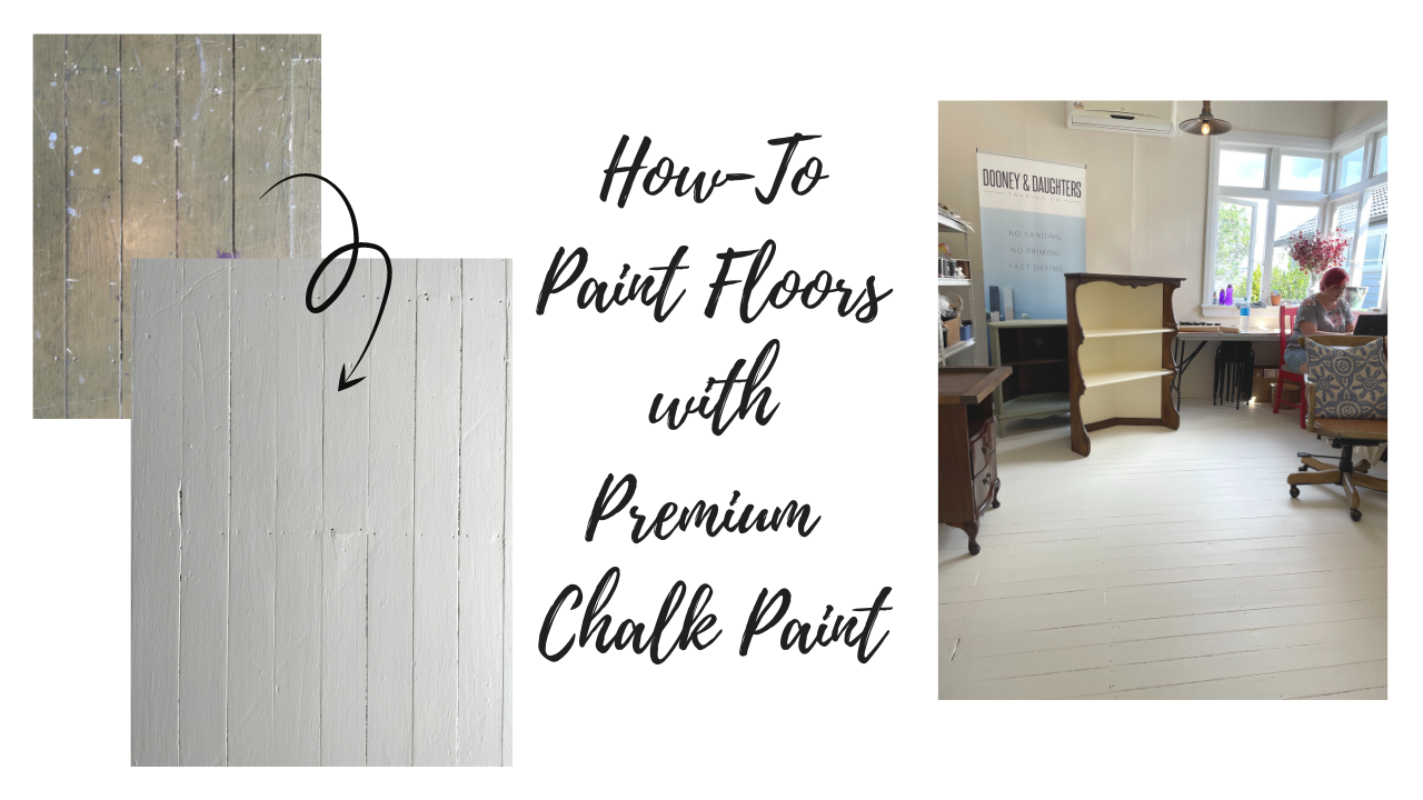 How-To Paint Floors with Premium Chalk Paint