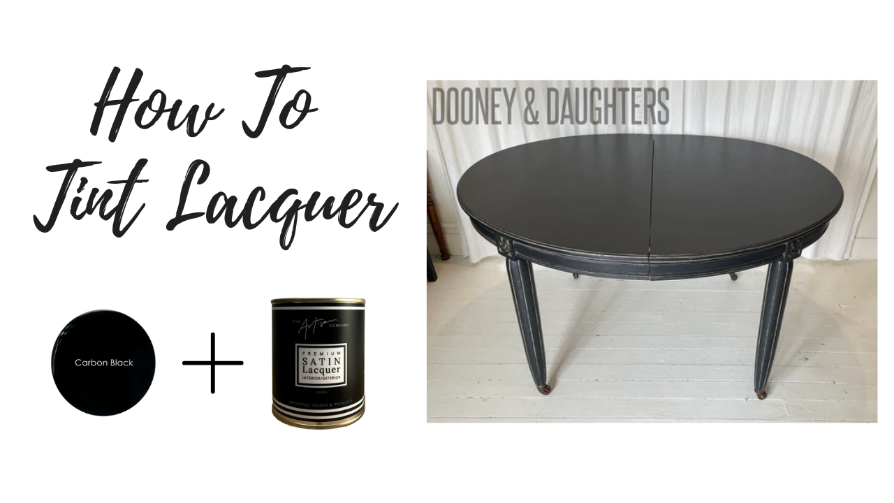 How To Tint Lacquer | Hand Painting Lacquer | Dooney & Daughters