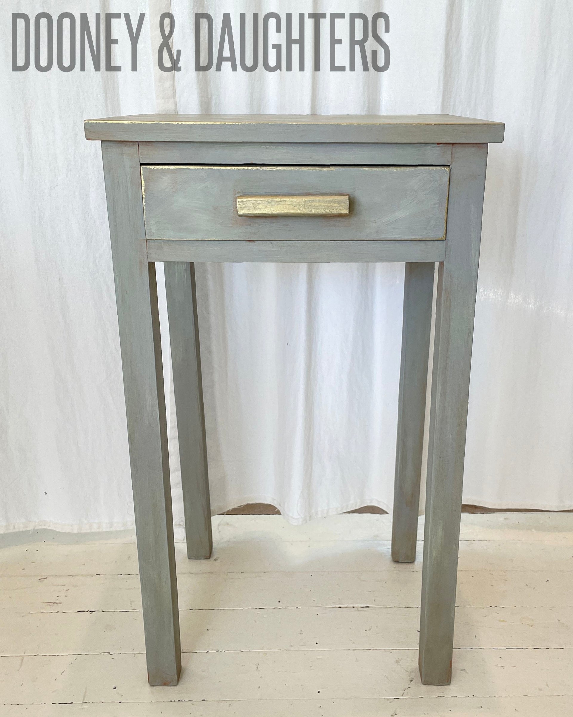 Duck Egg with Coloured Waxes Hall Table