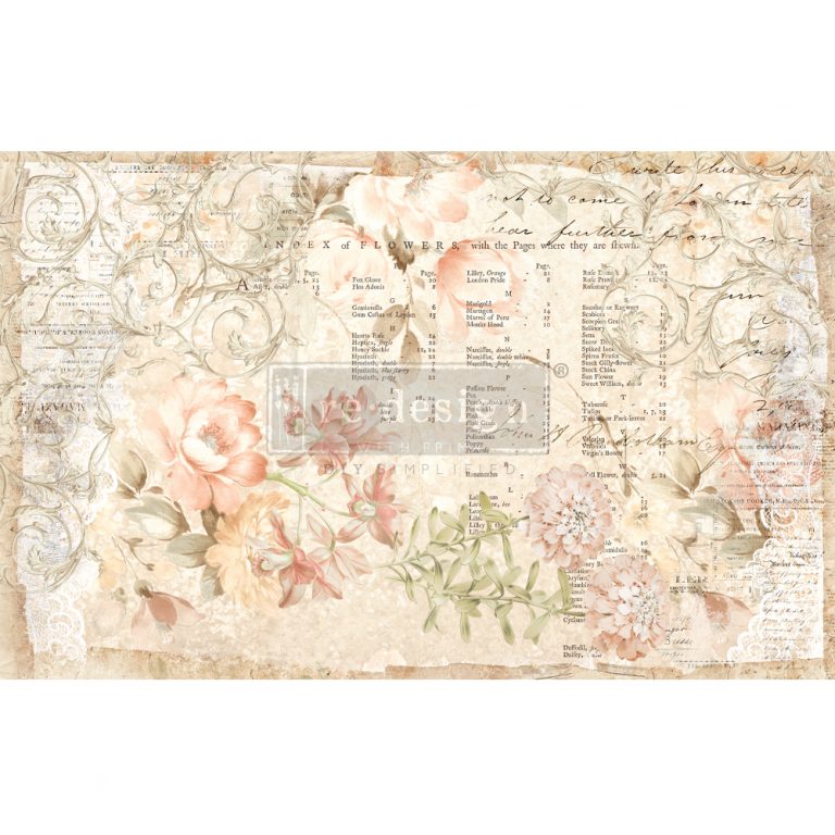 Mulberry Tissue Paper - Floral Parchment