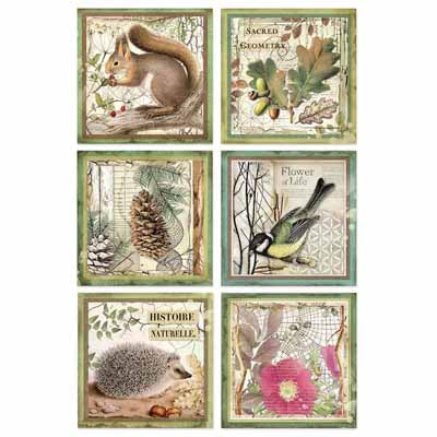 A4 Rice Paper - Framed Animals