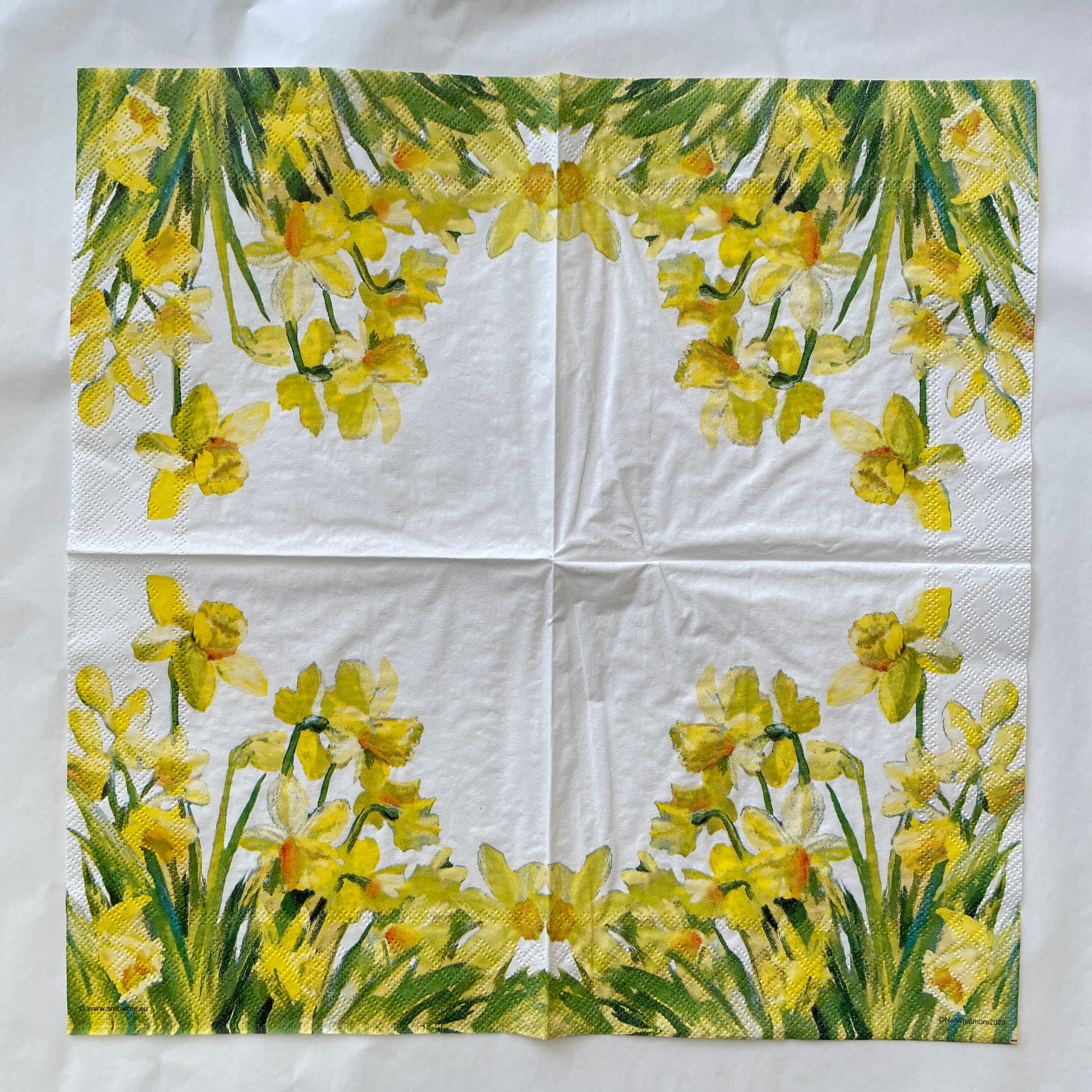 Napkin - Golden Daffodils