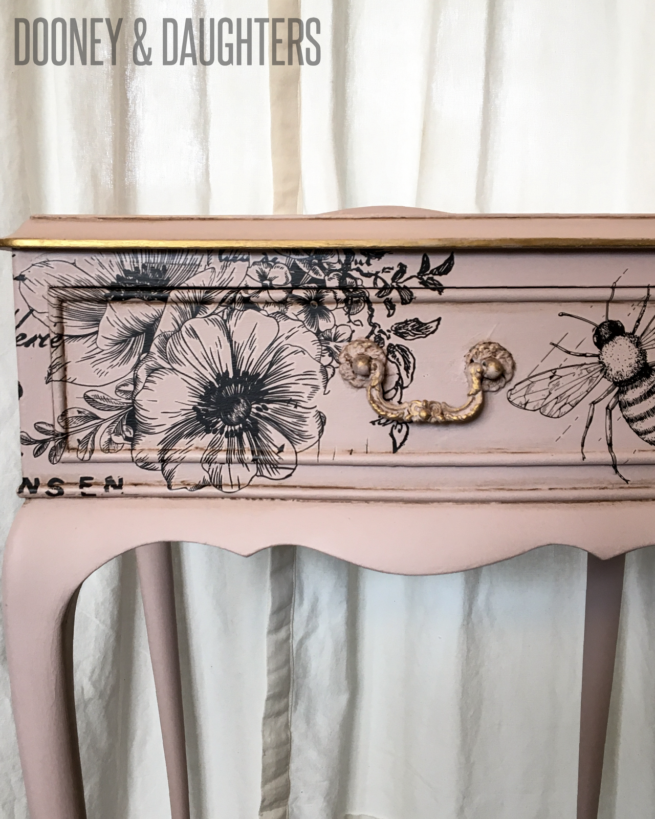 Grassmere Bedside with Lovely Ledger Transfer