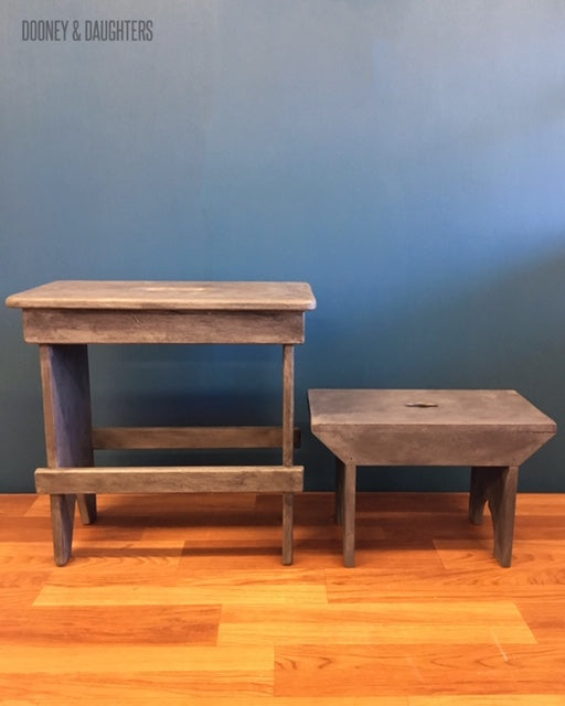 Industrial Grey Stools