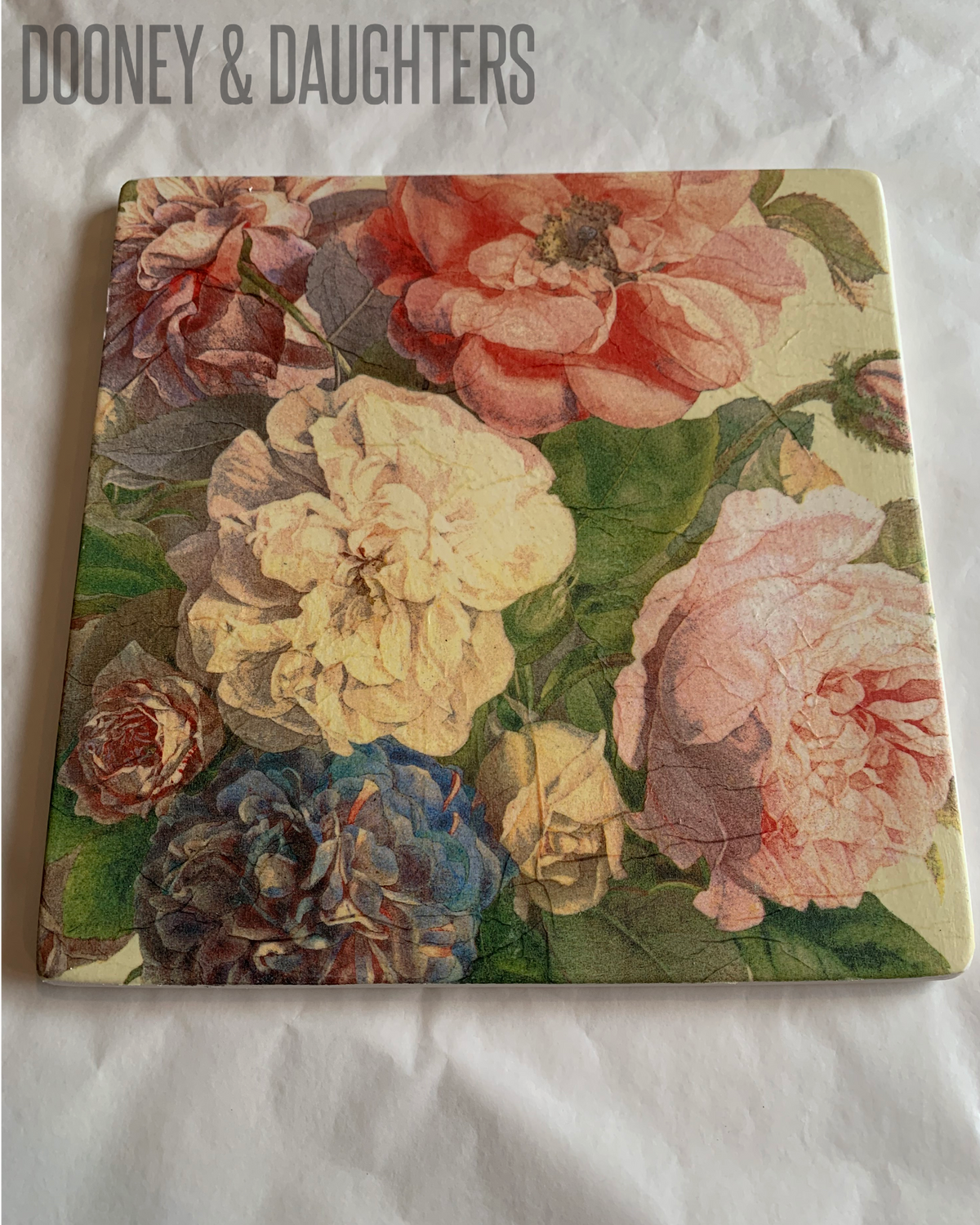 Large Fairy Rose Tile