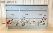 Bach Blue Lowboy with Flowers