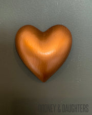 Metallic Copper Mini Heart