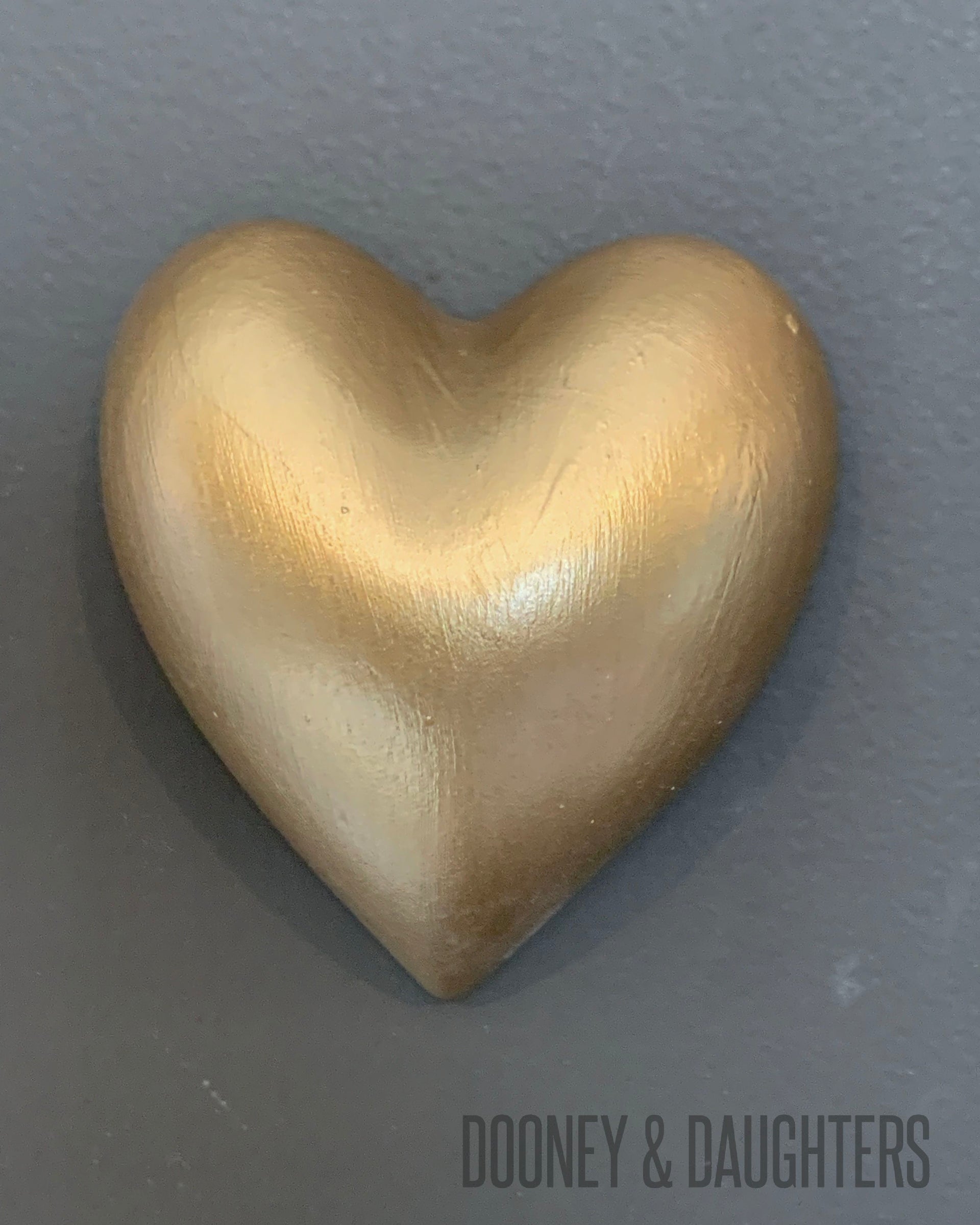 Metallic Soft Gold Mini Heart
